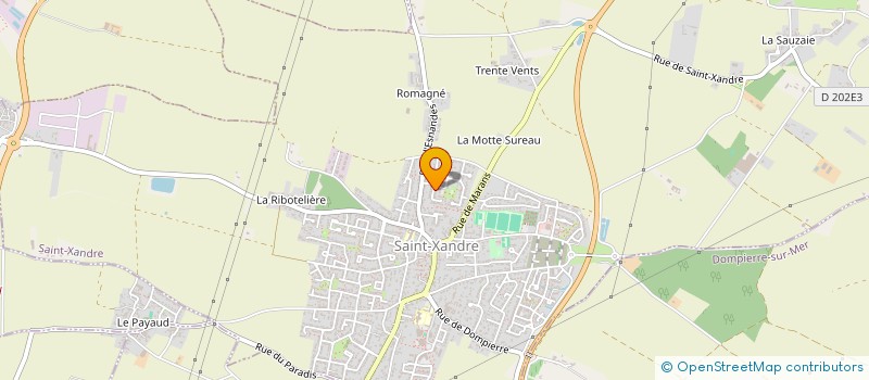 localisation de l'entreprise MADAME CLAUDIE MORAIS  SAINT-XANDRE