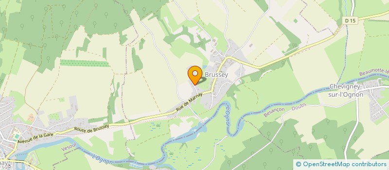 localisation de l'entreprise MADAME CLAUDIE MOREL  RUFFEY-LE-CHATEAU