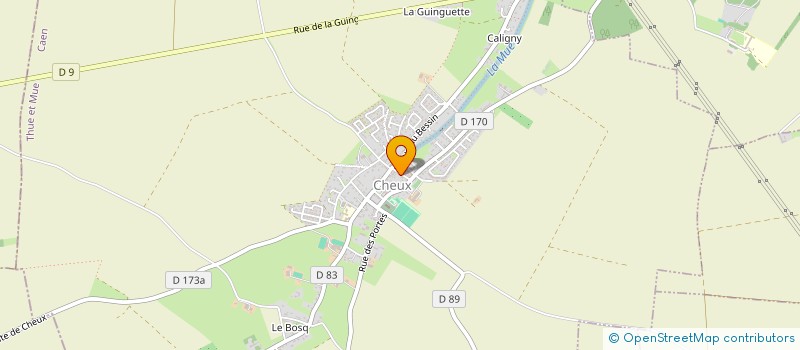 localisation de l'entreprise MADAME CLAUDIE MORIN à THUE ET MUE