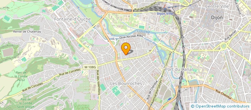 localisation de l'entreprise MADAME CLAUDIE MOUROUVIN à DIJON