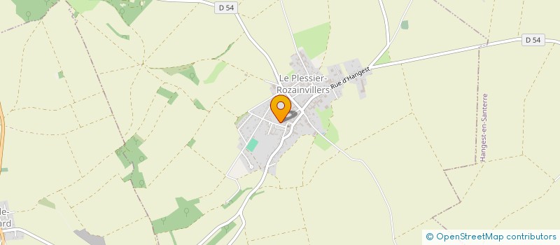 localisation de l'entreprise MADAME CLAUDIE PATTE  LE PLESSIER-ROZAINVILLERS