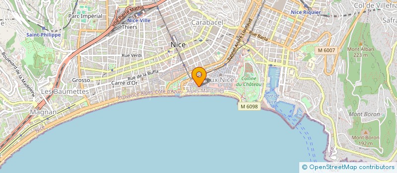 localisation de l'entreprise MADAME CLAUDIE PATY à NICE