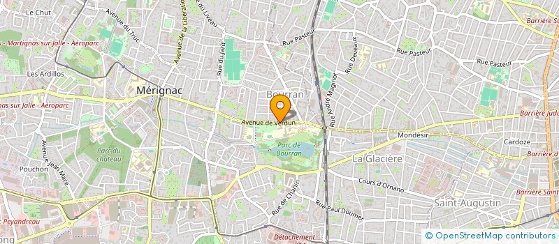 localisation de l'entreprise MADAME CLAUDIE PAUMIER  MERIGNAC