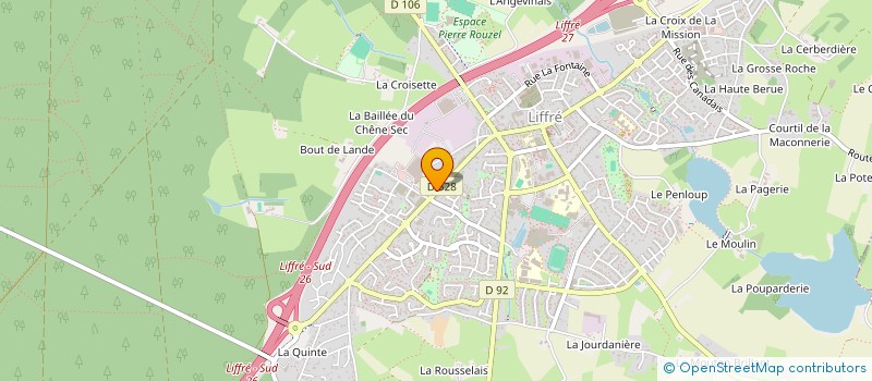 localisation de l'entreprise MADAME CLAUDIE PERCEVAULT  LIFFRE