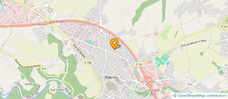 localisation de l'entreprise MADAME CLAUDIE PERREUX à PLERIN