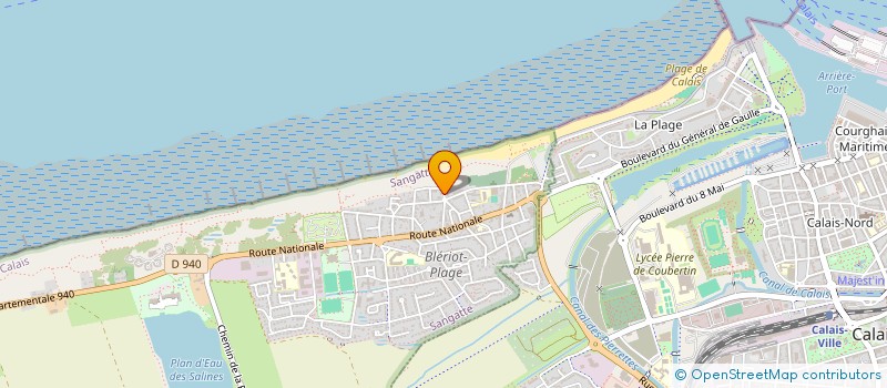 localisation de l'entreprise MADAME CLAUDIE PERROT  CALAIS