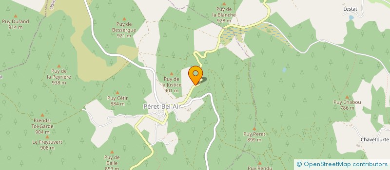 localisation de l'entreprise MADAME CLAUDIE PHILIPPEAU  PERET-BEL-AIR