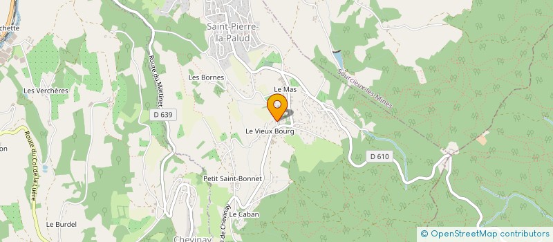 localisation de l'entreprise MADAME CLAUDIE PILLET à SAINT-PIERRE-LA-PALUD