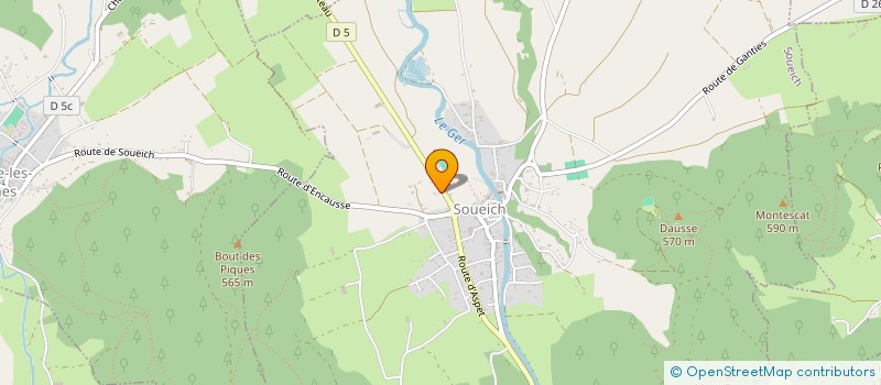 localisation de l'entreprise MADAME CLAUDIE POULIOT  SOUEICH