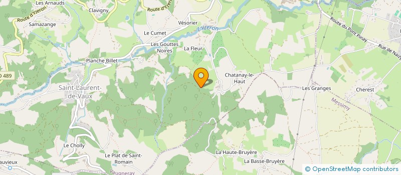 localisation de l'entreprise MADAME CLAUDIE PRE  VAUGNERAY
