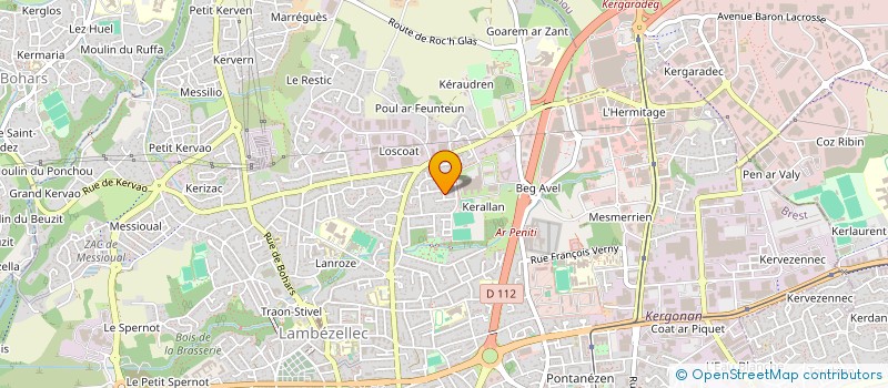 localisation de l'entreprise MADAME CLAUDIE QUILLIEN à BREST