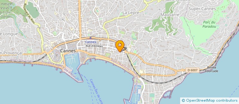 localisation de l'entreprise MADAME CLAUDIE ROMUALD à CANNES