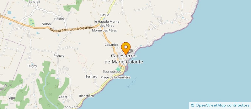 localisation de l'entreprise MADAME CLAUDIE SABAN à CAPESTERRE-DE-MARIE-GALANTE