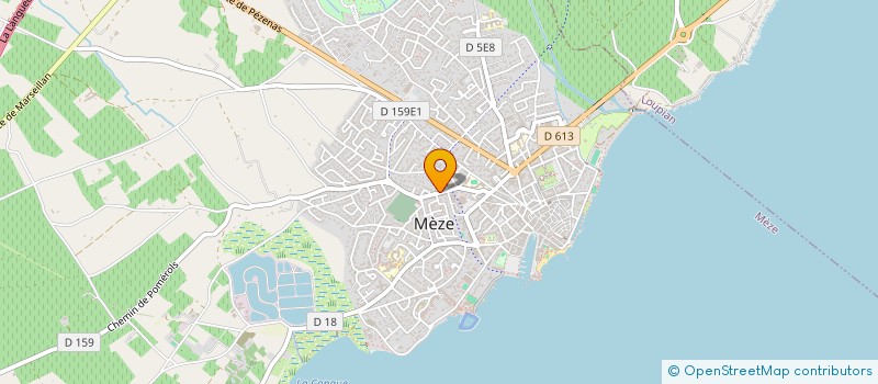 localisation de l'entreprise MADAME CLAUDIE SAUREL à MEZE