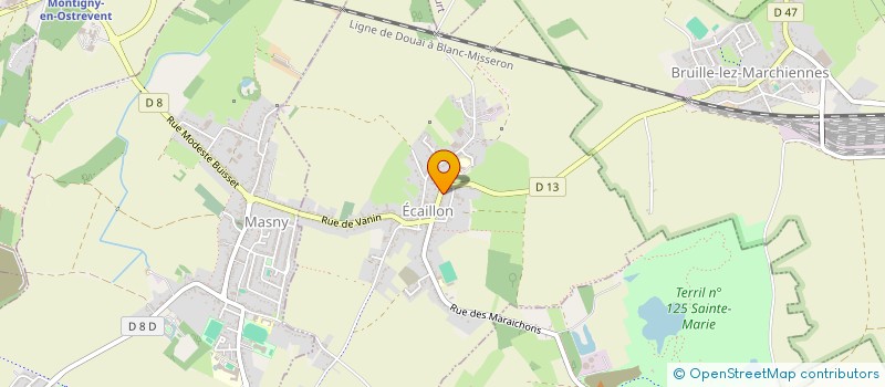 localisation de l'entreprise MADAME CLAUDIE SAUVET  ECAILLON