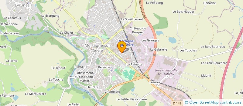localisation de l'entreprise MADAME CLAUDIE SERGENT à MORTAGNE-SUR-SEVRE