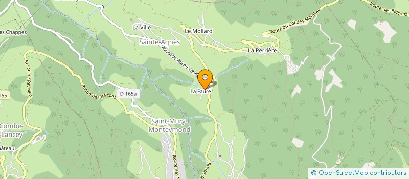 localisation de l'entreprise MADAME CLAUDIE SIKIRDJI  SAINTE-AGNES