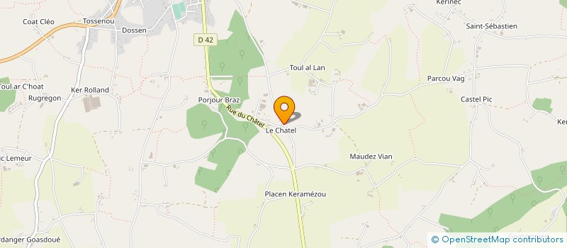 localisation de l'entreprise MADAME CLAUDIE SOHIER  PLESTIN-LES-GREVES