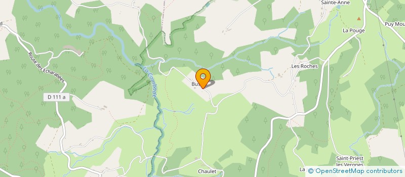 localisation de l'entreprise MADAME CLAUDIE SOLVIER  EYMOUTIERS