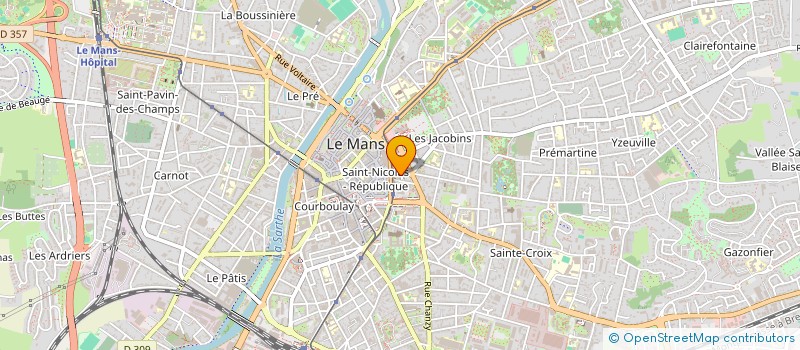 localisation de l'entreprise MADAME CLAUDIE STEHLING  LE MANS