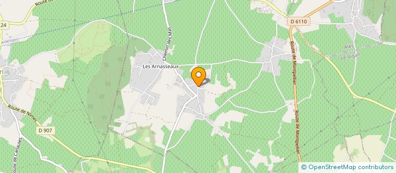 localisation de l'entreprise MADAME CLAUDIE TEISSONNIERE  CARDET