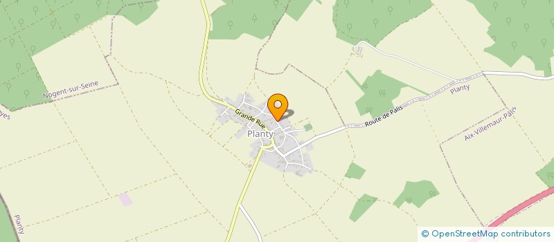 localisation de l'entreprise MADAME CLAUDIE TERREUIL  PLANTY