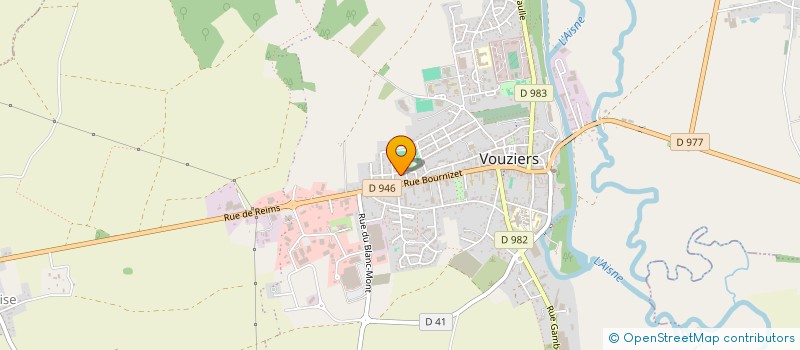 localisation de l'entreprise MADAME CLAUDIE TURK à VOUZIERS