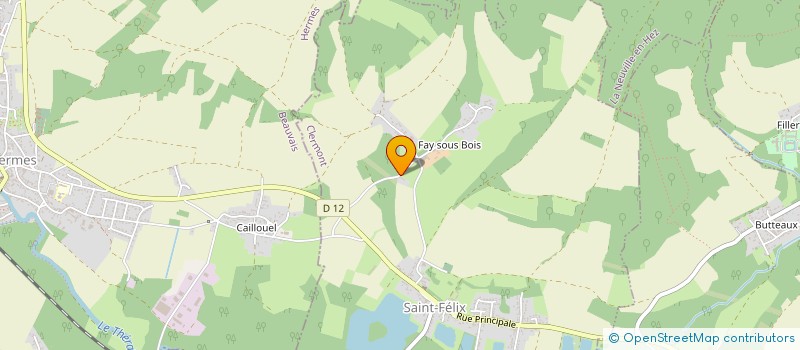 localisation de l'entreprise MADAME CLAUDIE VAN LANCKER  SAINT-FELIX