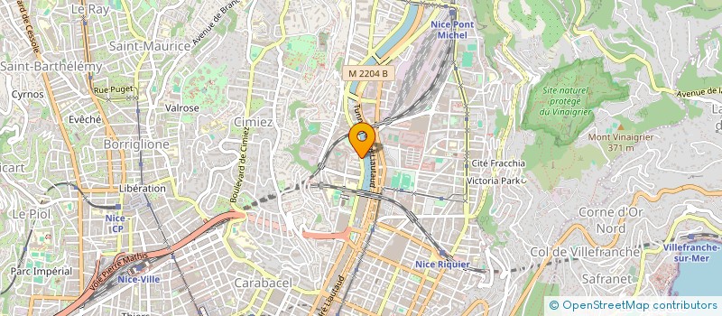 localisation de l'entreprise MADAME CLAUDIJANE DE SOUZA PEREIRA à NICE