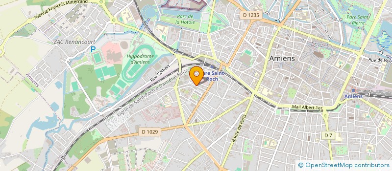 localisation de l'entreprise MADAME CLAUDIN DUFOUR  AMIENS