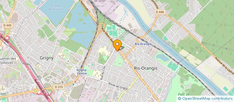 localisation de l'entreprise MADAME CLAUDINA DOS SANTOS GARCIA  RIS-ORANGIS