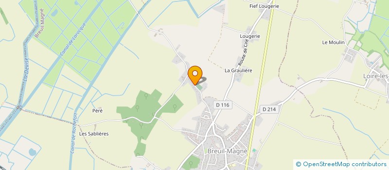 localisation de l'entreprise MADAME CLAUDINA RHODES  BREUIL-MAGNE