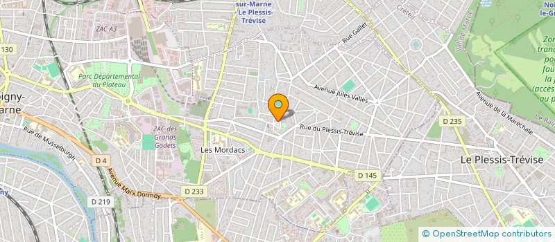 localisation de l'entreprise MADAME CLAUDINE ABITBOL  CHAMPIGNY-SUR-MARNE