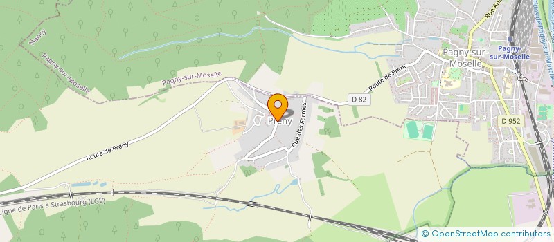 localisation de l'entreprise MADAME CLAUDINE ALVI  PRENY