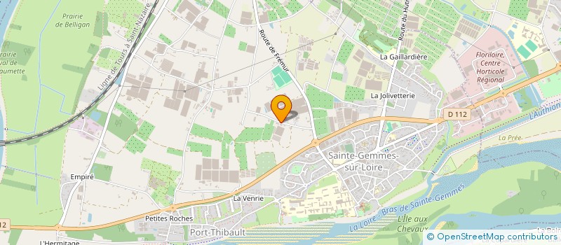 localisation de l'entreprise MADAME CLAUDINE AUBRY à SAINTE-GEMMES-SUR-LOIRE