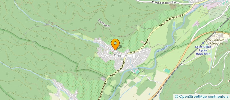 localisation de l'entreprise MADAME CLAUDINE AUBRY  ZIMMERBACH