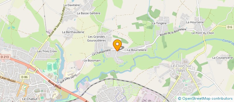 localisation de l'entreprise MADAME CLAUDINE AUGUSTINE LERAY  PORNIC