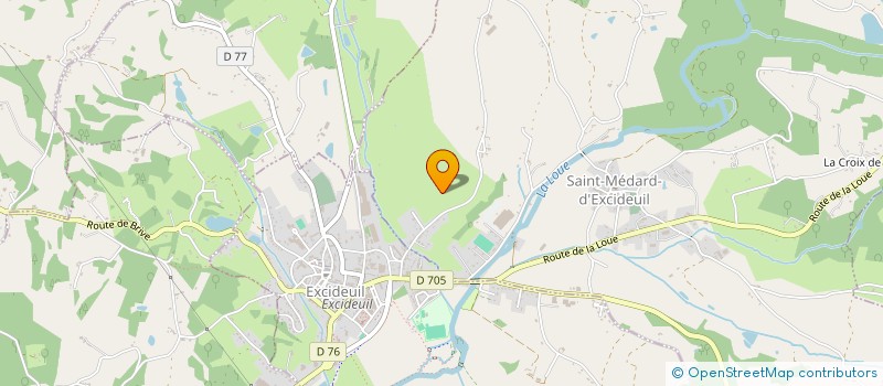 localisation de l'entreprise MADAME CLAUDINE AUGUSTINE MAESTRI  SAINT MEDARD D EXCIDEUIL