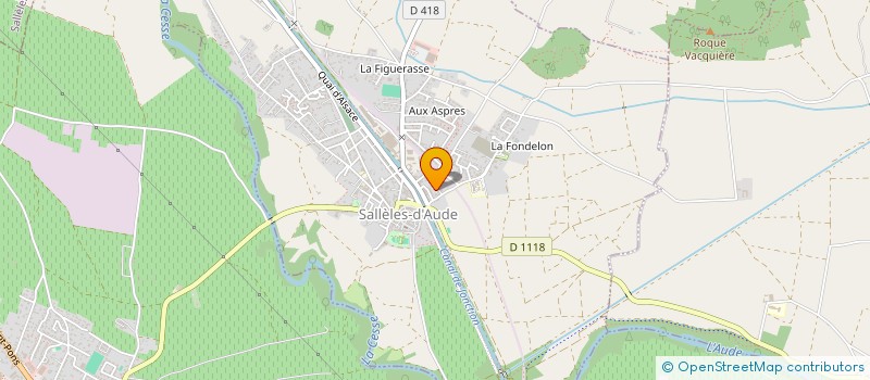 localisation de l'entreprise MADAME CLAUDINE AZEMA  SALLELES-D'AUDE