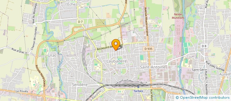 localisation de l'entreprise MADAME CLAUDINE AZNAR  TARBES