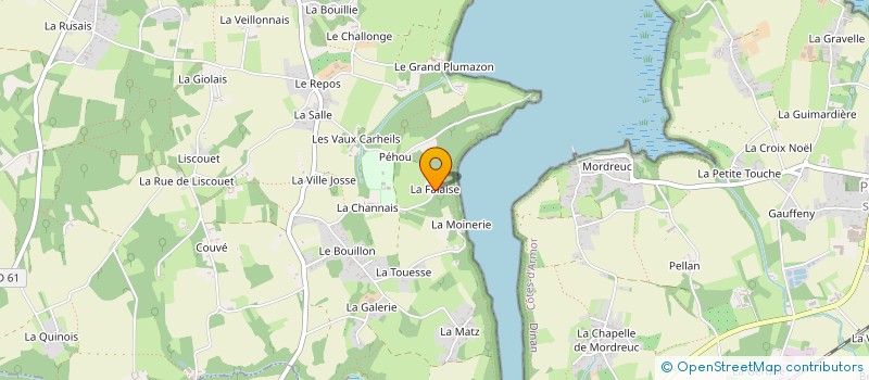 localisation de l'entreprise MADAME CLAUDINE BALDESCHI  PLOUER-SUR-RANCE