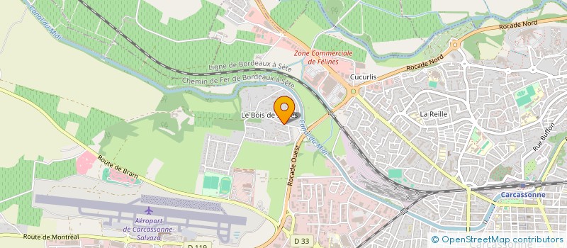 localisation de l'entreprise MADAME CLAUDINE BANCE  CARCASSONNE