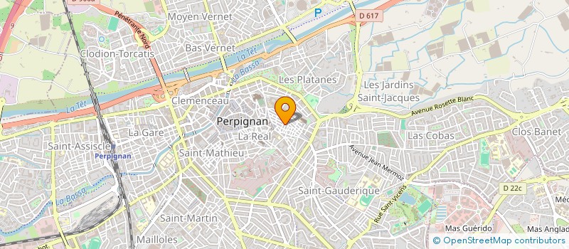 localisation de l'entreprise MADAME CLAUDINE BAPTISTA  PERPIGNAN