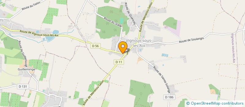 localisation de l'entreprise MADAME CLAUDINE BAROIN  VIGNOUX-SOUS-LES-AIX