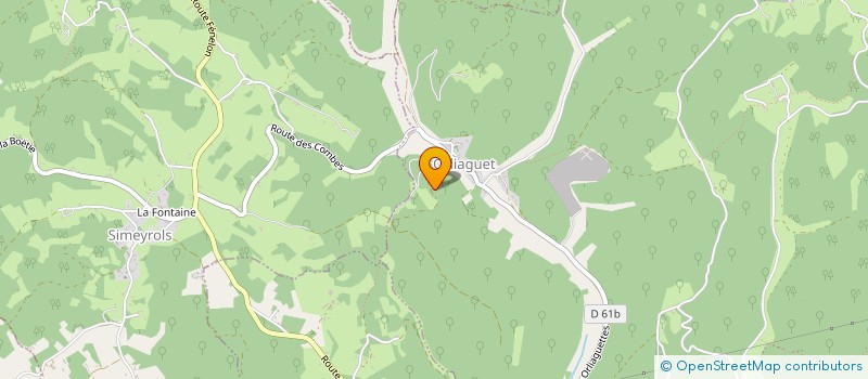 localisation de l'entreprise MADAME CLAUDINE BARRIERE  PECHS-DE-L'ESPERANCE