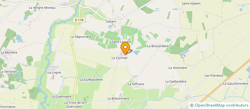 localisation de l'entreprise MADAME CLAUDINE BARTEAU  LEGE