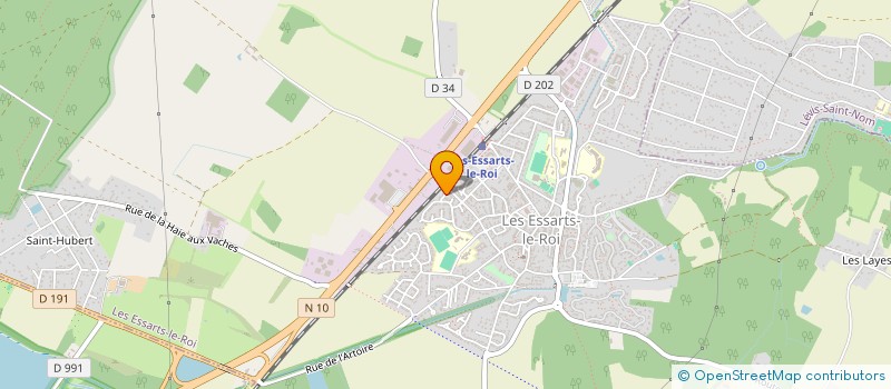 localisation de l'entreprise MADAME CLAUDINE BARTMAN à LES ESSARTS-LE-ROI
