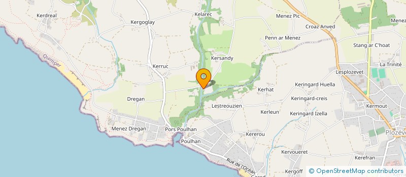 localisation de l'entreprise MADAME CLAUDINE BASSET  PLOUHINEC