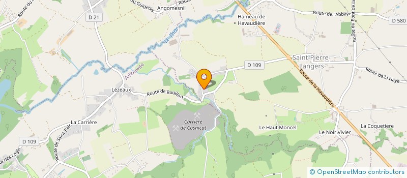 localisation de l'entreprise MADAME CLAUDINE BEAUFILS  SAINT-PIERRE-LANGERS