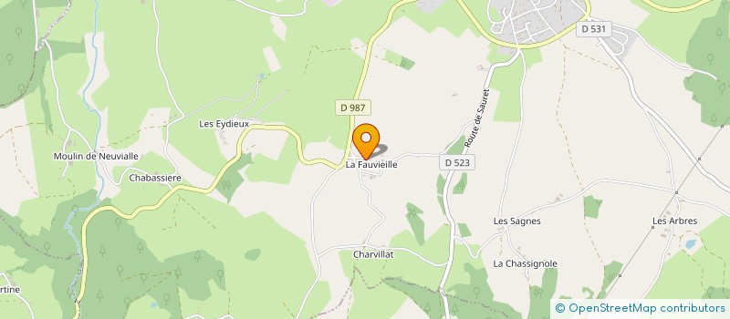 localisation de l'entreprise MADAME CLAUDINE BEAUNE  SAINT GERVAIS D'AUVERGNE